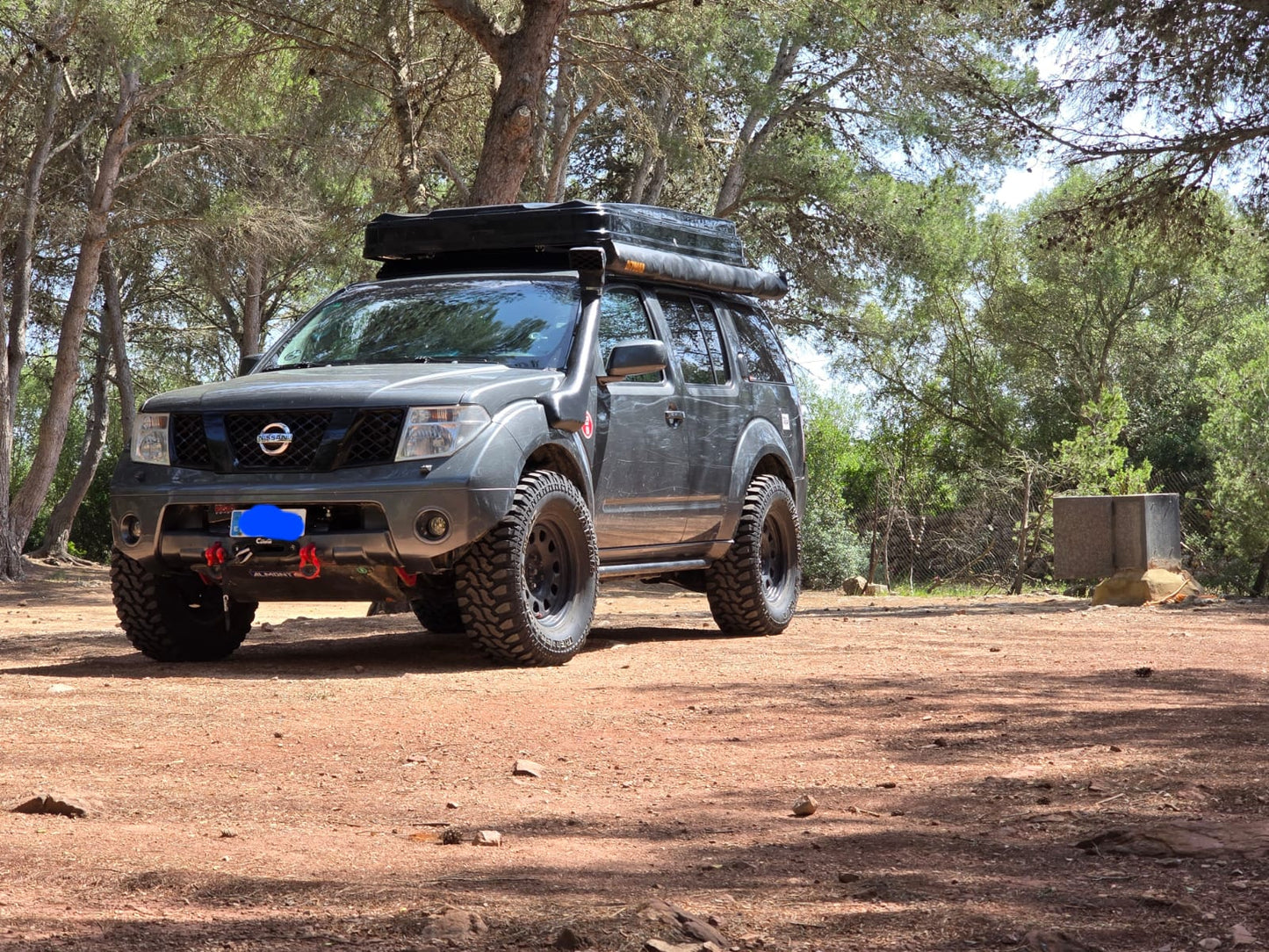 Soporte winch Navara/Pathfinder